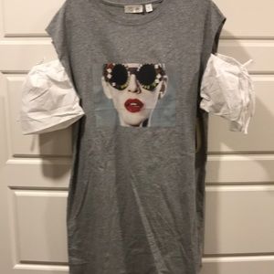 Super fun made ya look T shirt dress!